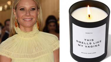 Actriz Gwyneth Paltrow sorprende al lanzar a la venta una vela con un olor demasiado íntimo