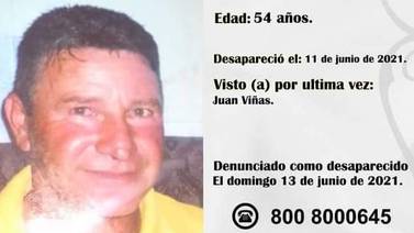 Cruz Roja suspendió búsqueda de papá desaparecido en Juan Viñas