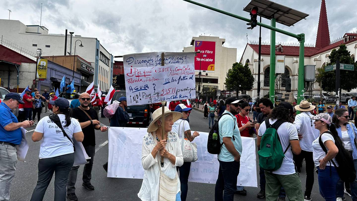 Manifestación en San José