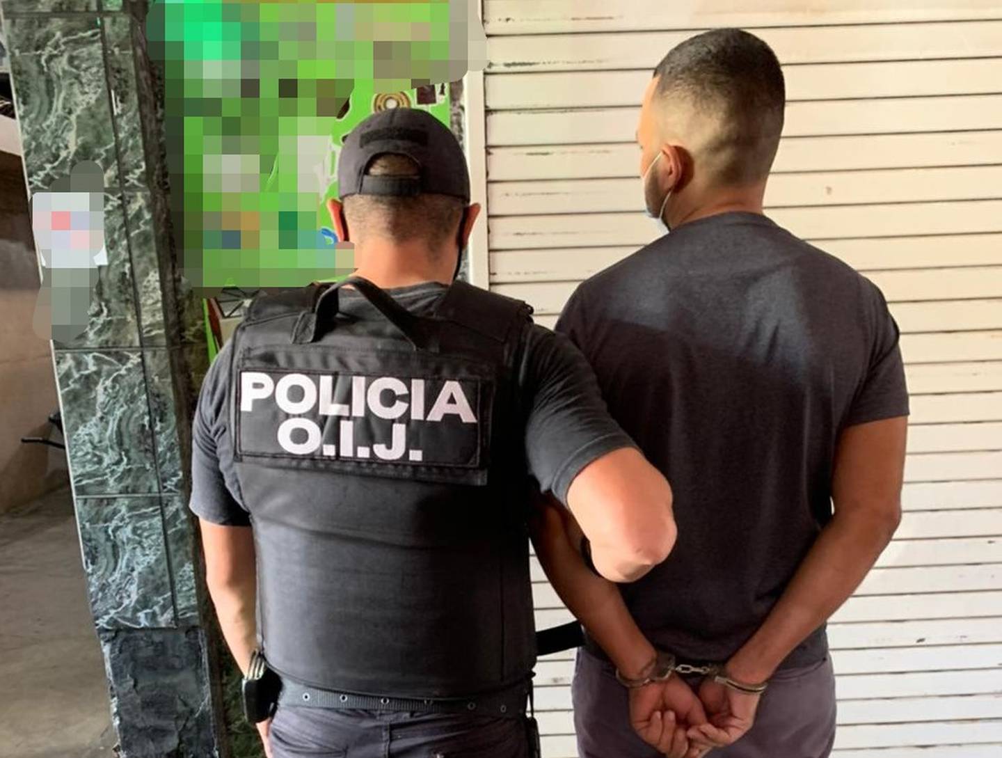 Detenido en Limón por fraude informático. Foto OIJ.