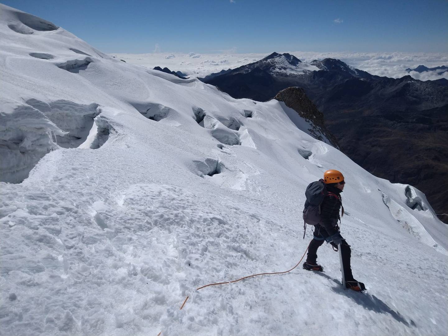 Ligia Madrigal quiere ser la primera mujer en llegar a la cima del Monte Everest. Cortesía.