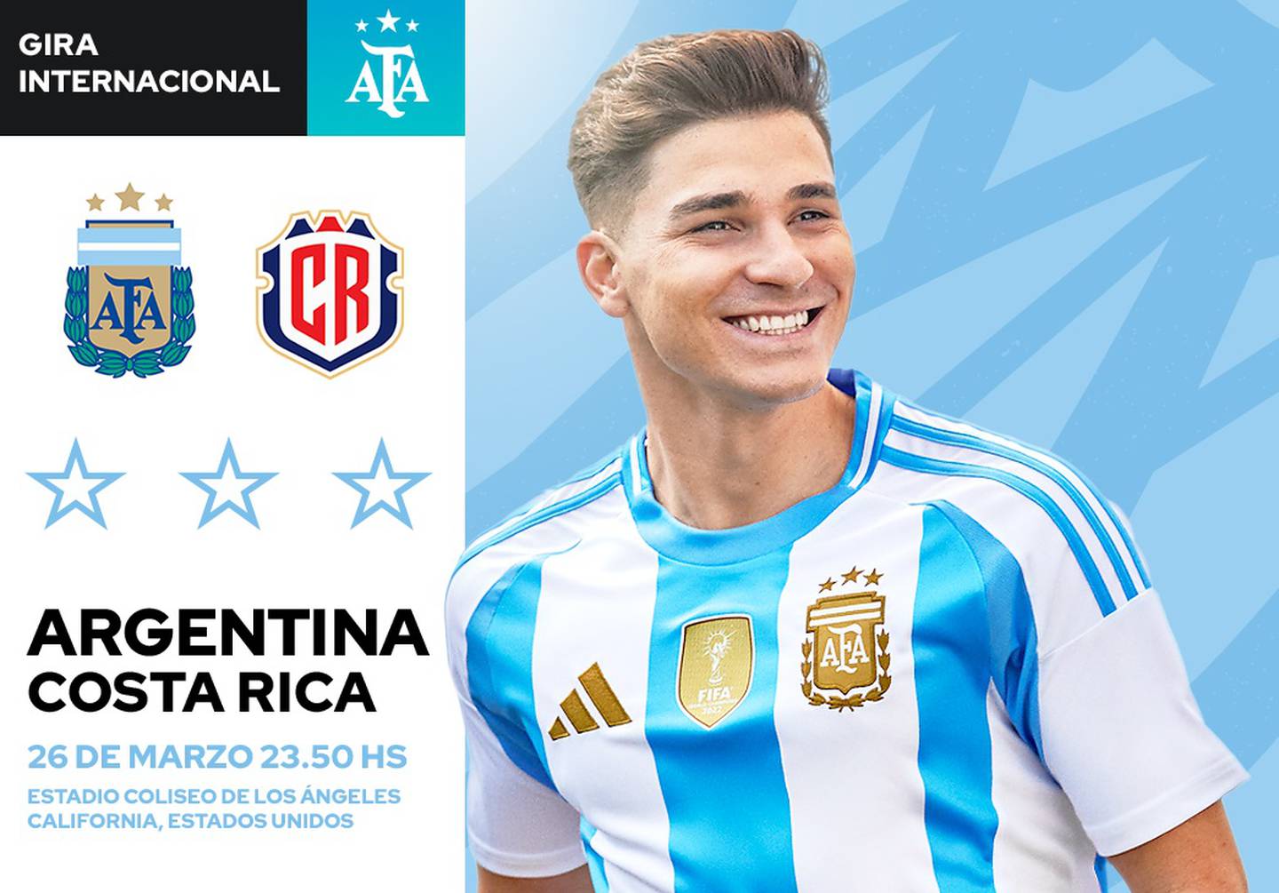 Argentina Vs Costa Rica. Foto AFA.