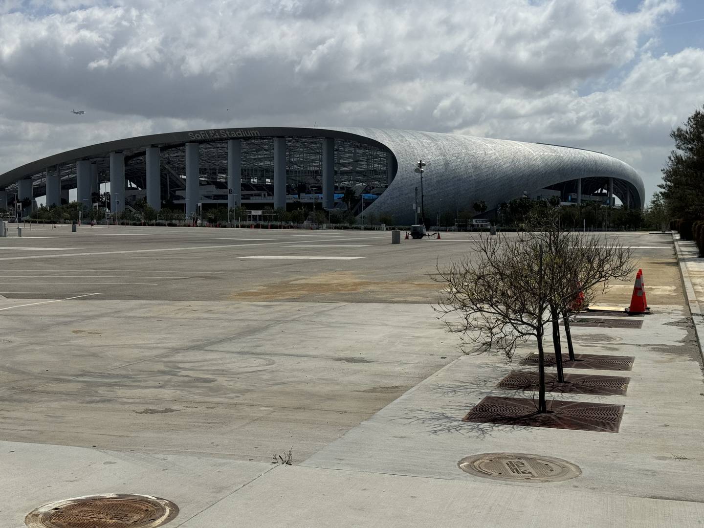 El Sofi Stadium en Los Ángeles es todo un coloso. Foto: Sergio Alvarado