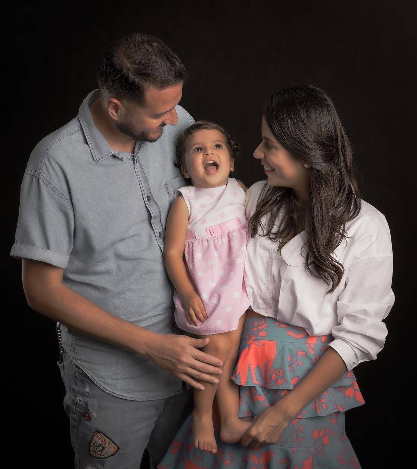 Max Barberena y su familia. Instagram