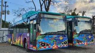 Empresa de buses desamparadeña da aprobación a buses eléctricos