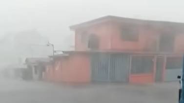 Lluvias golpearon con fuerza a Cartago este lunes 