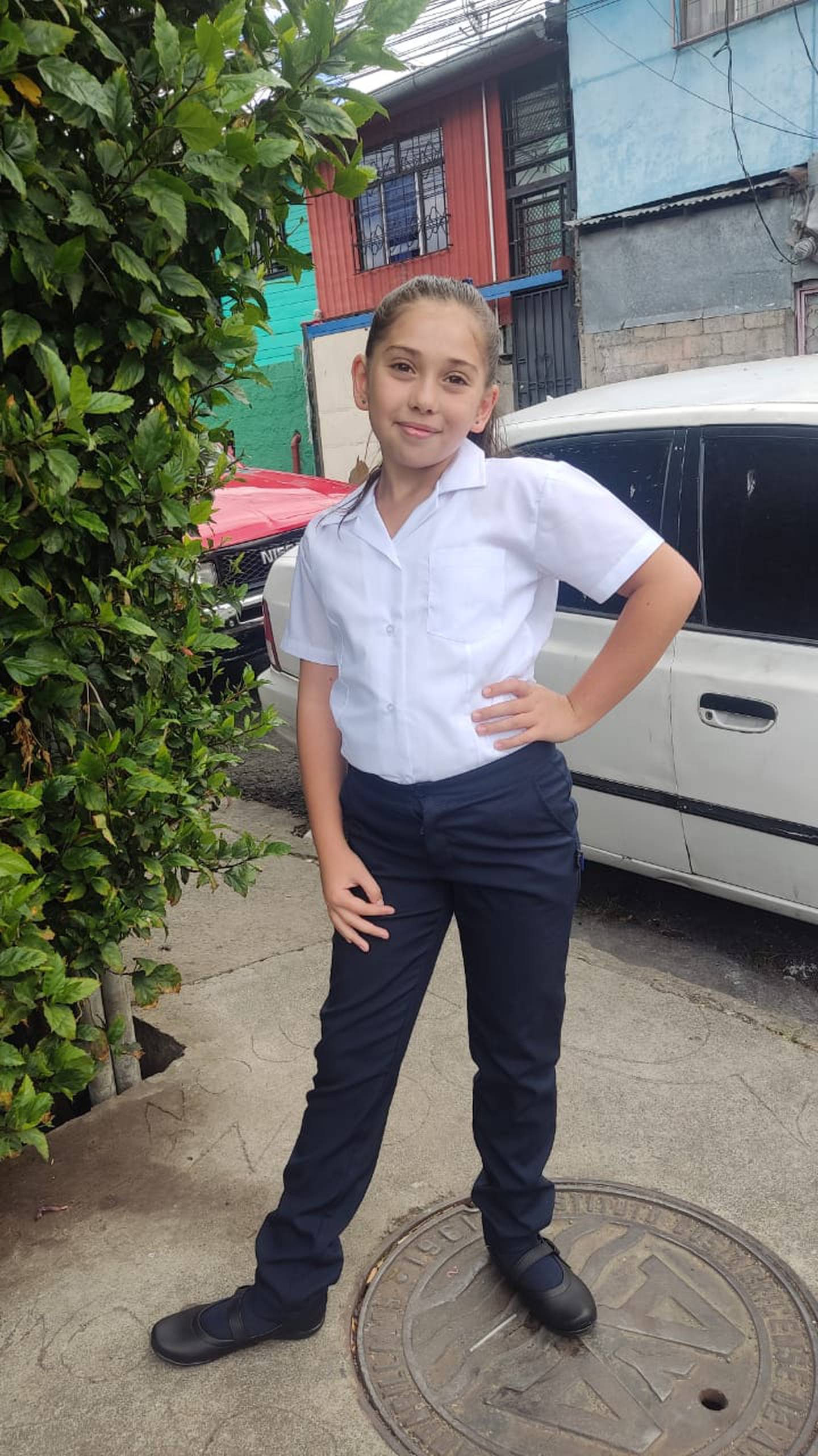 Jelani Mora Aguilar tiene 10 años, está en quinto grado (en la 5-3) de la Escuela Central de San Sebastián en San José y este 19 de mayo luchará por ser la próxima presidenta de ese centro educativo