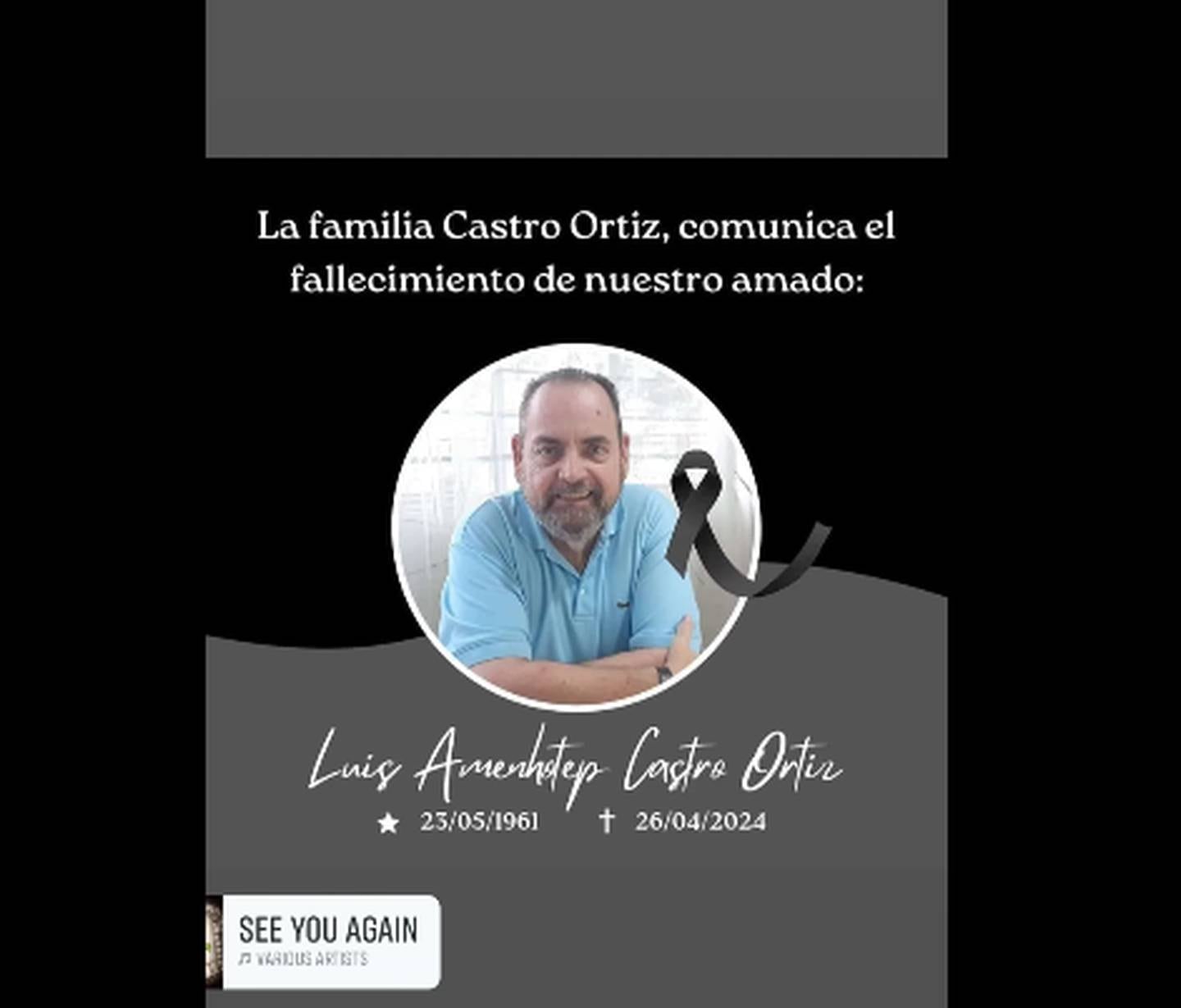 Locutor Luis Castro Ortiz