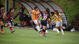 Alajuelense femenino cayó en la ida de las semifinales del torneo de Copa