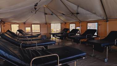 (Video) San Juan de Dios alista hospital móvil para habilitar 20 camas más para pacientes con covid-19