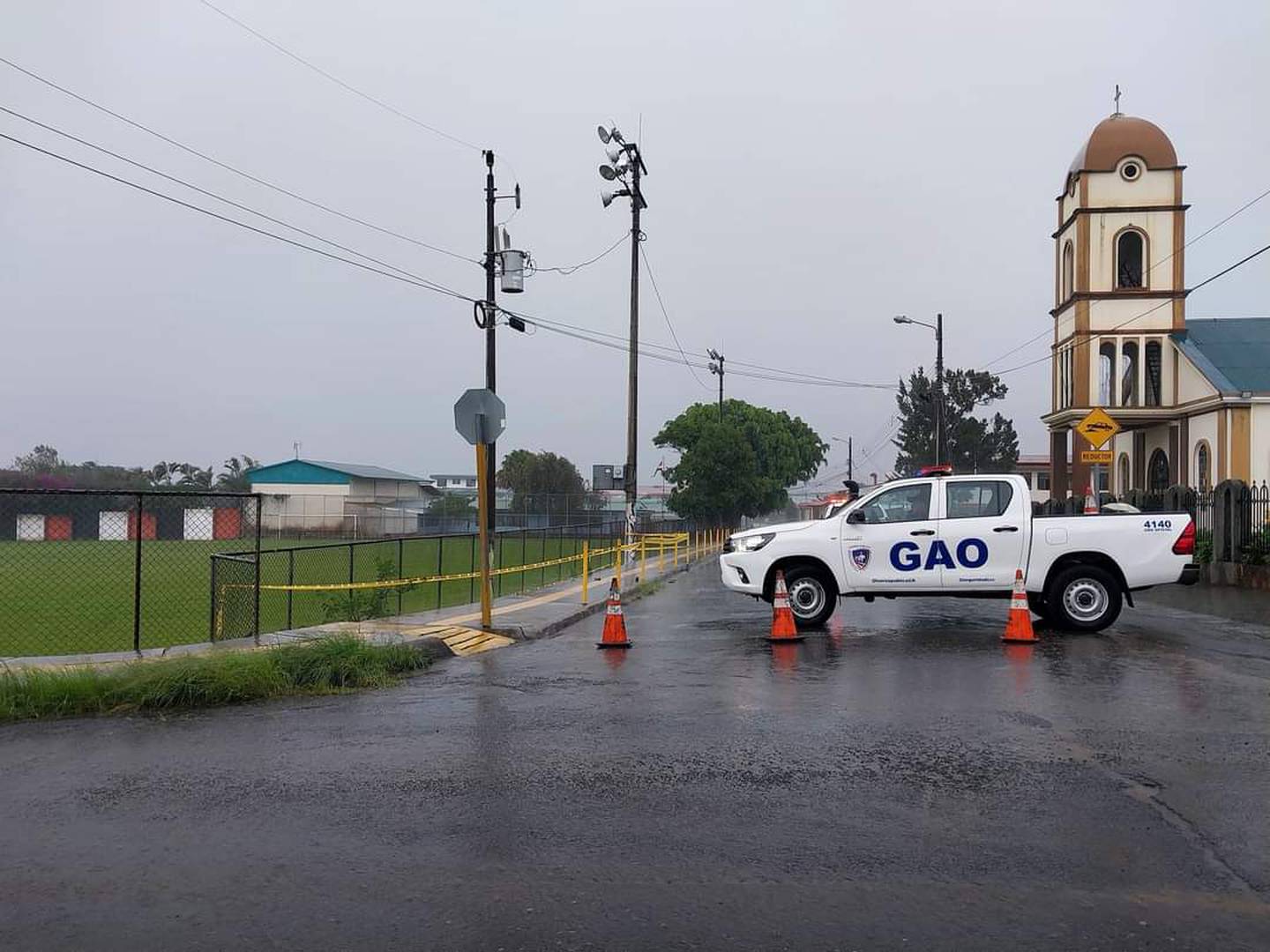 Dos personas fueron heridas en una balacera en San Miguel de Santo Domingo de Heredia.