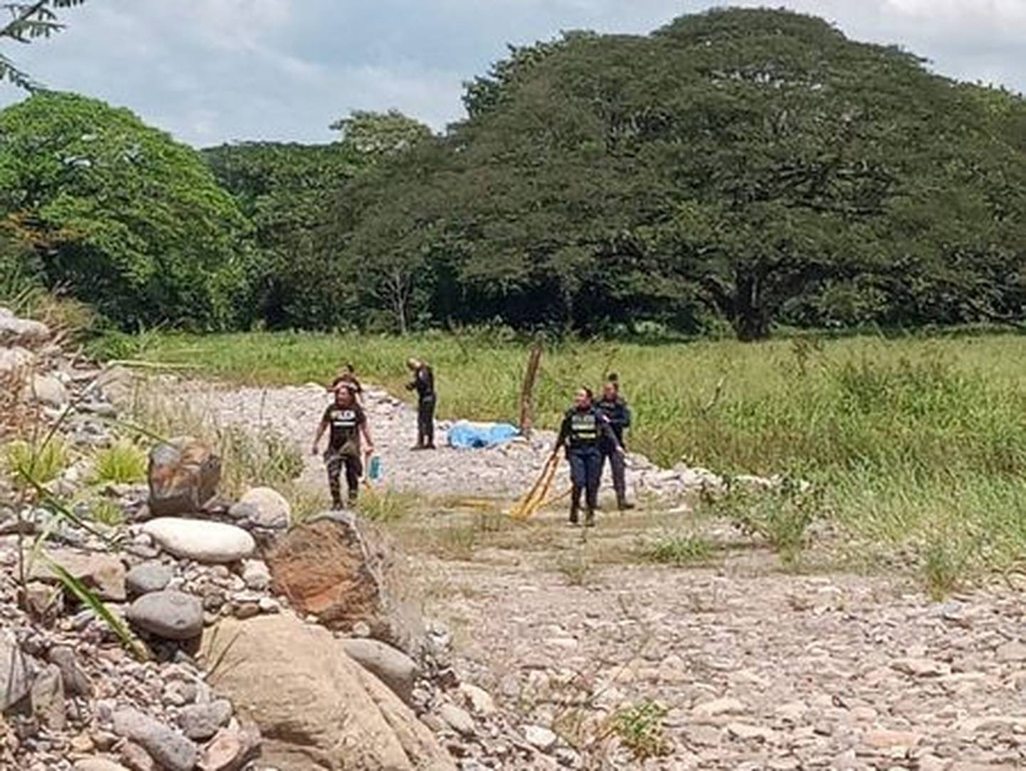 Los cuerpos fueron encontrados por dos pescadores. Foto Ahora Noticias.