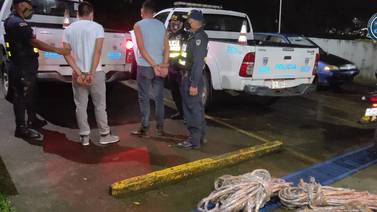 Capturan a hermanos sospechosos de robar 700 metros de cable de cobre en San Carlos 