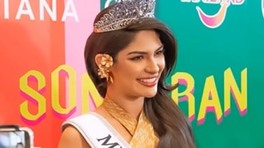 Sheynnnis Palacios, actual Miss Universo, sorprendió al planeta con su hermosa voz en Tailandia