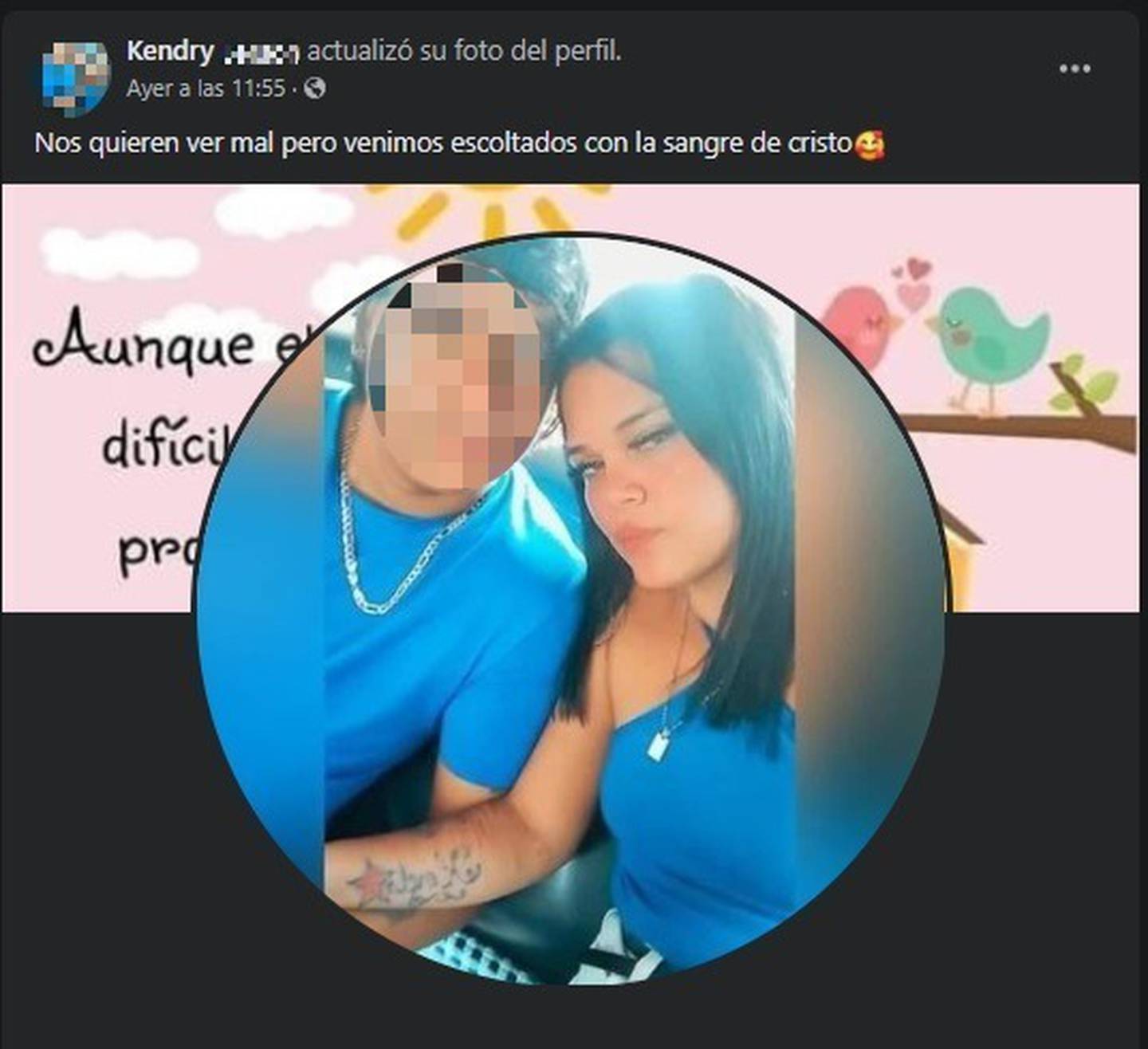 Kendry Cruz Umaña, joven asesinada dentro de gimnasio en Puntarenas. Foto tomada de Facebook.