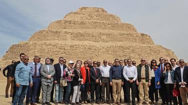 Pirámide egipcia más antigua en pie reabre tras años de restauración