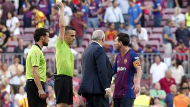 Asistencia de Messi salvó al Barcelona en casa
