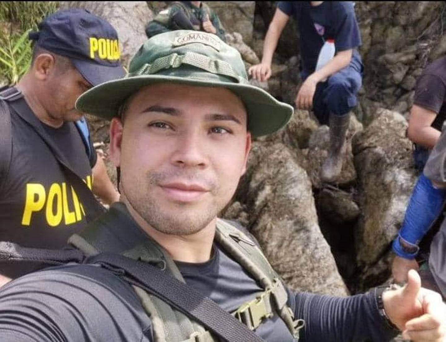 Janor López Múñoz, oficial que murió ahogado en Corcovado, Foto tomada de Facebook.