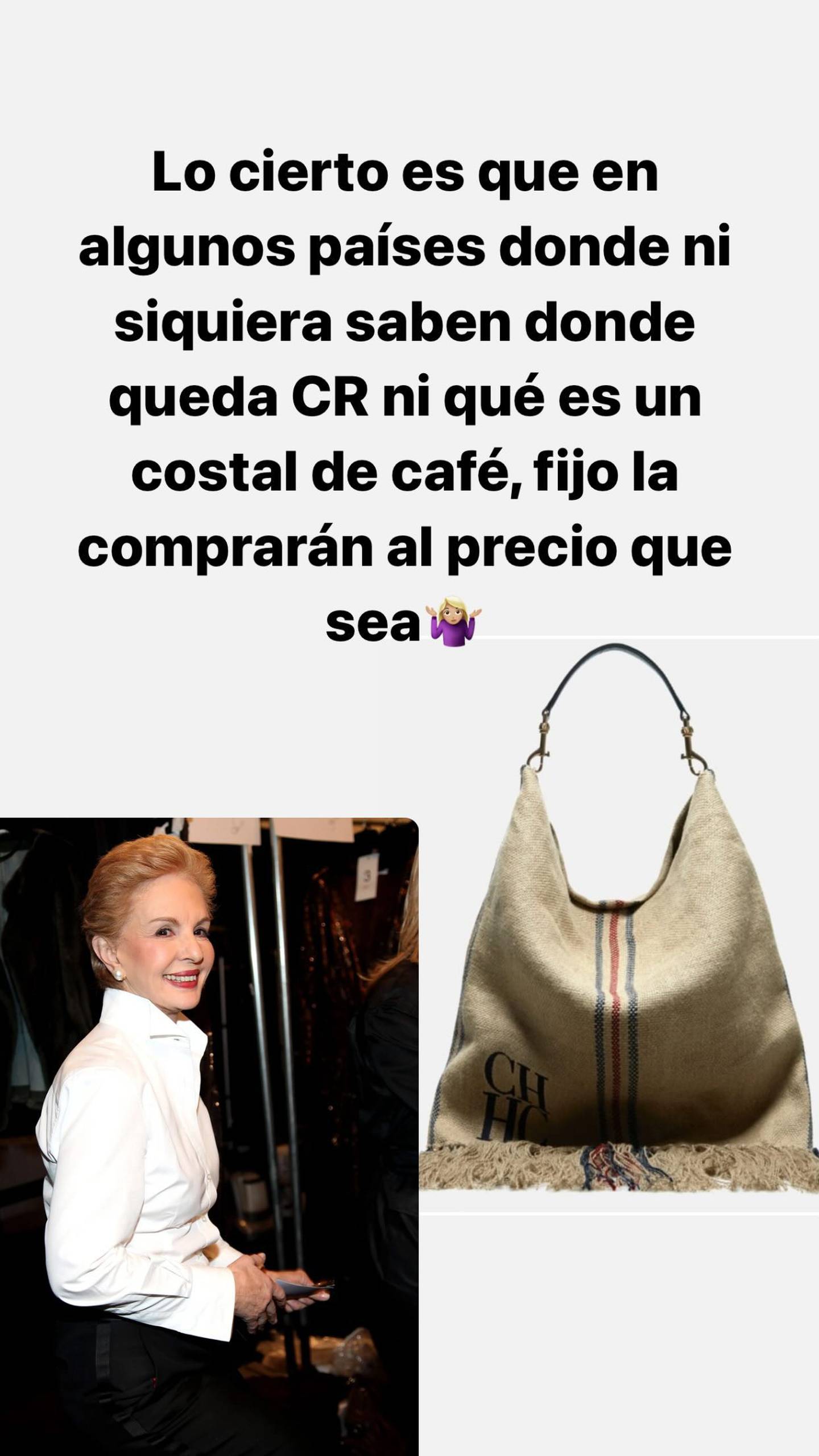 Bolso Carolina Herrera, saco de café