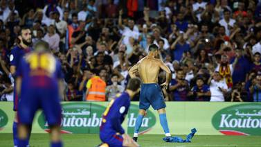 ¿Cristiano imita celebración de Messi?