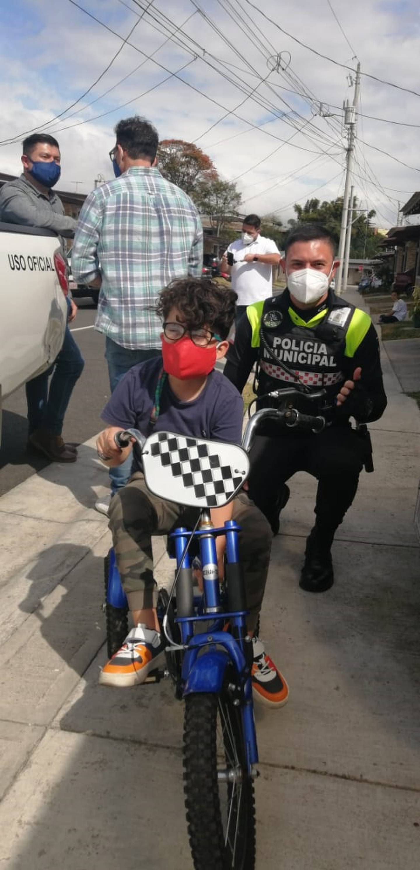 Recuperan Triciclo robado en Heredia. Foto Alejandra Vega.