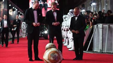 Ni los príncipes de Inglaterra quisieron perderse el estreno de Star Wars