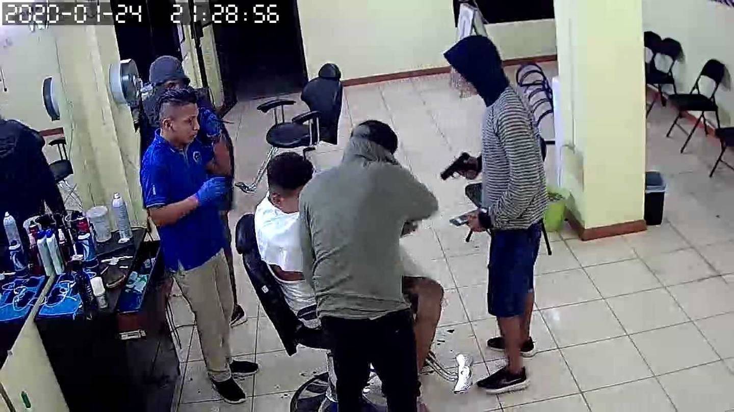 Tres maleantes asaltan barbería en Filadelfia de Guanacaste. Foto cortesía.
