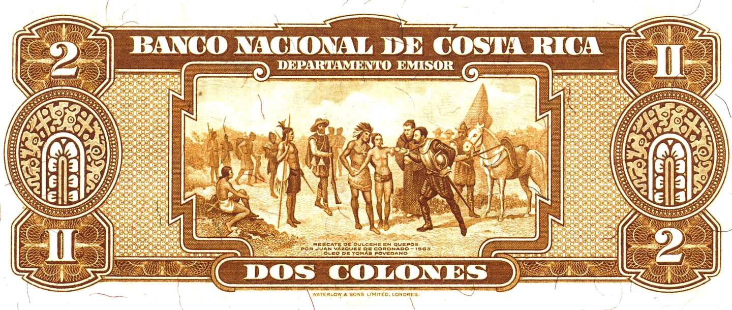 El Banco Central de Costa Rica, que desde 1950 se encarga de emitir los billetes y monedas de circulación nacional, jamás ha tomado la decisión de poner el rostro de un representante de nuestros indígenas en los billetes que usamos todos los días los ticos.