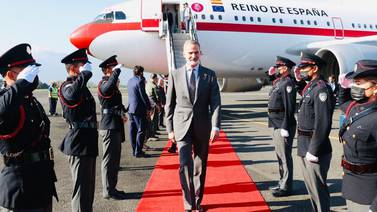 Rey de España llega a Costa Rica para asistir a traspaso de poderes de Rodrigo Chaves (video)