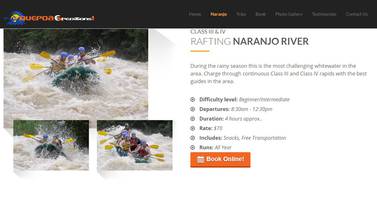 Empresa que vendió trágico rafting  desafiaba  a turistas