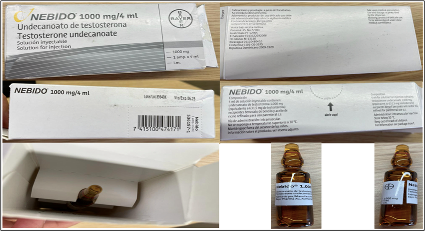 El ministerio de Salud alerta sobre la venta del medicamento NEBIDO falsificado