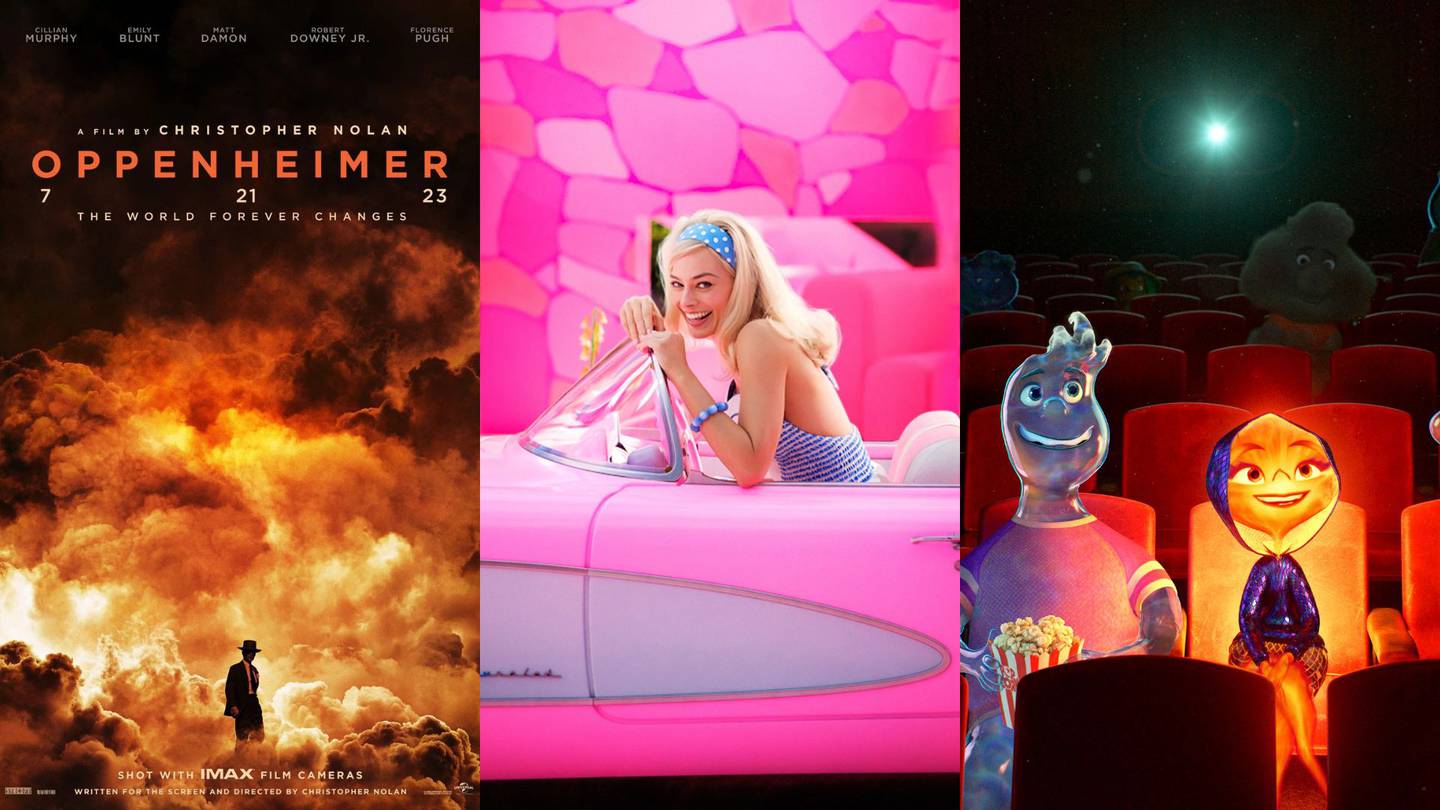 'Oppenheimer', 'Barbie' y 'Elementos' son tres de las películas más populares que estuvieron en la cartelera de agosto