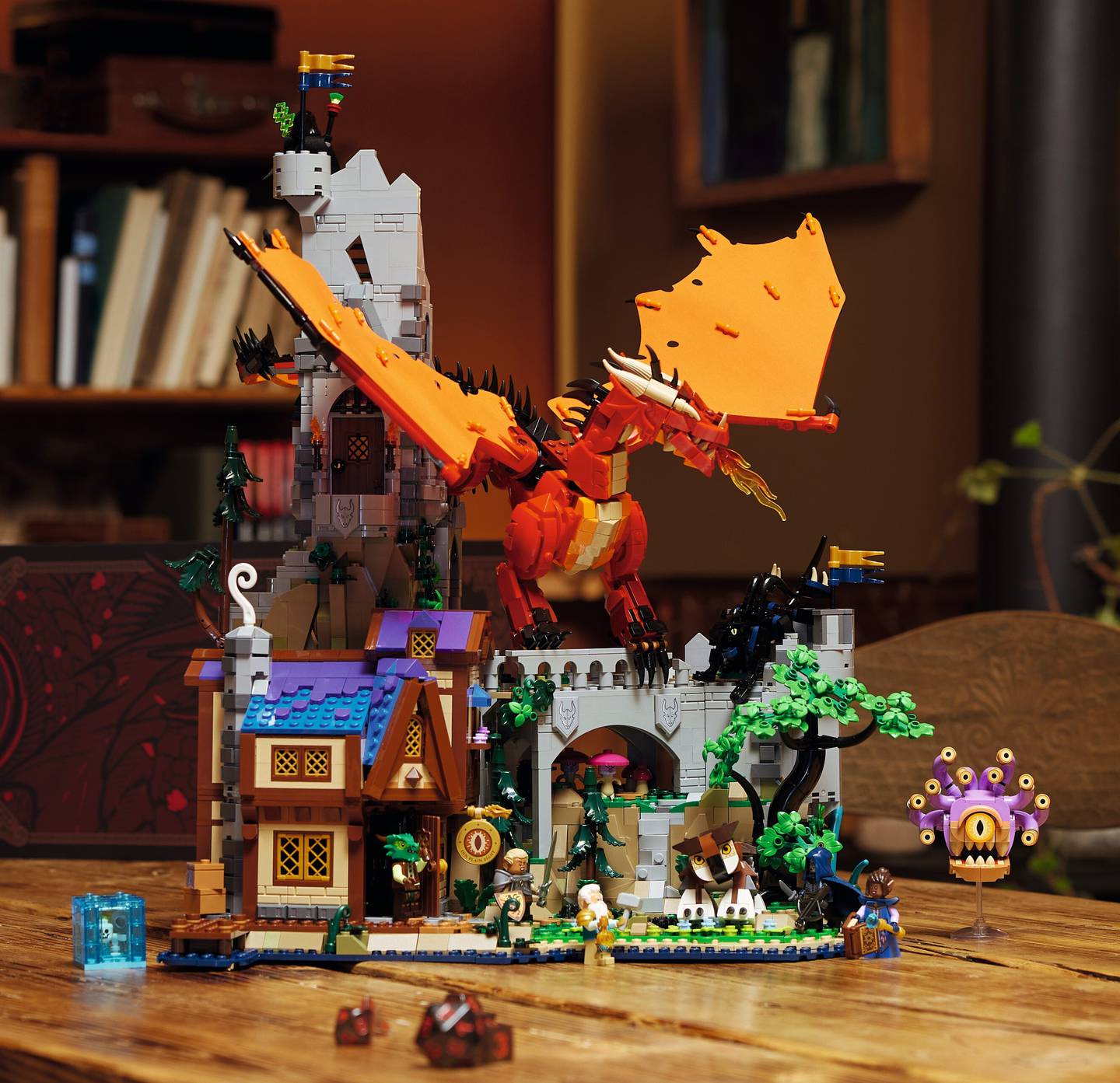 Lego Dungeons & Dragons es uno de los sets más osados de Lego. Foto: Sitio web de Lego.