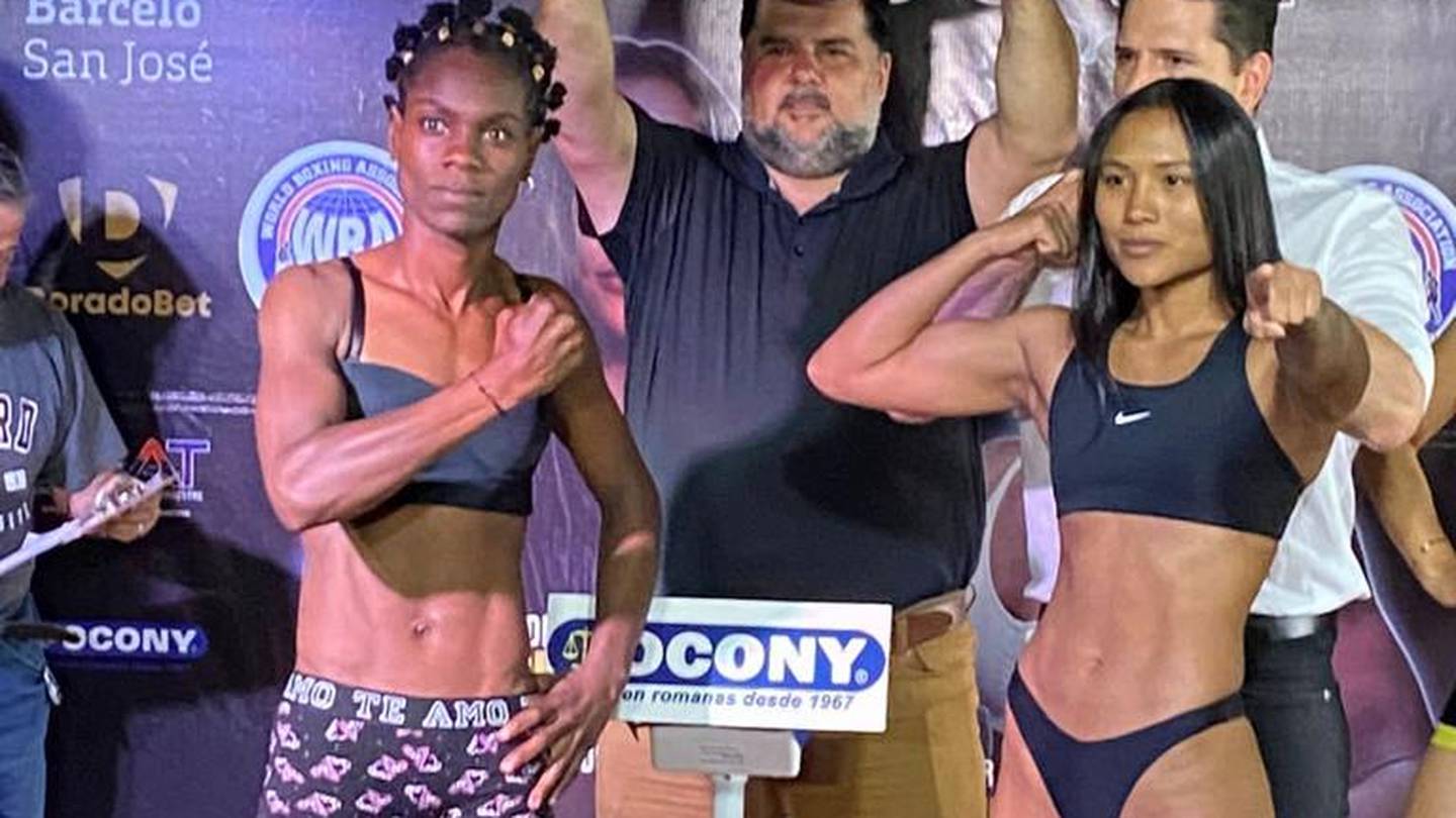 Julianna China Rodríguez y Sayda Mosquera, boxeo
