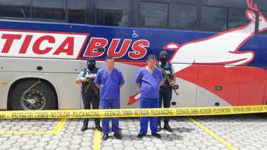 Policía nicaragüense detiene a tico sospechoso de llevar ¢66 millones escondidos en un bus