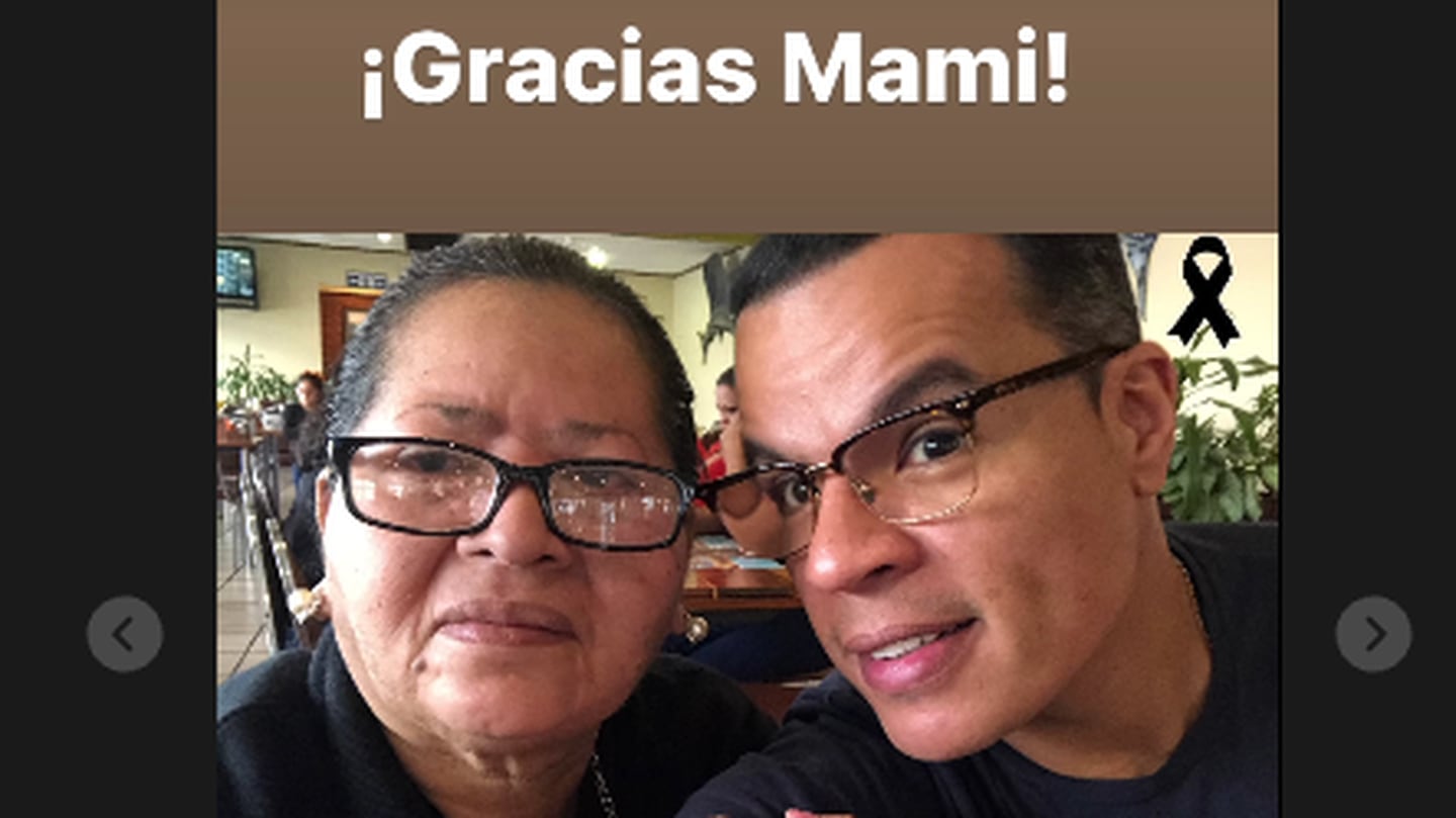 Fallece mamá de Jair Cruz. Foto: Tomada de Instagram