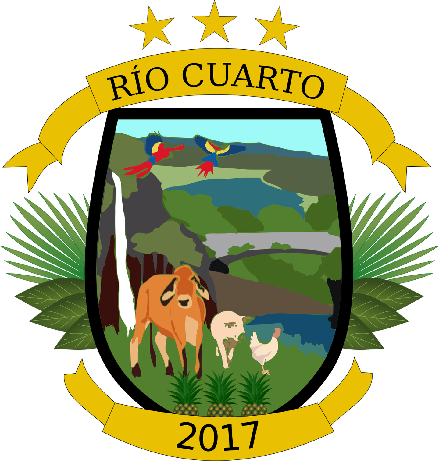 Escudo del cantón de Río Cuarto