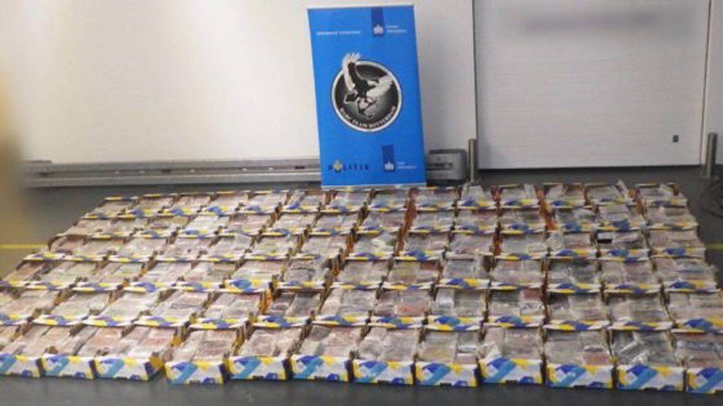 Holanda decomisa una tonelada de cocaína oculta en piñas provenientes de Costa Rica. Foto Ministerio Público de Holanda.