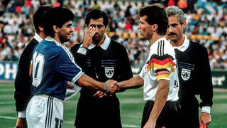 Diego Armando Maradona y Lothar Matthäus eran amigos. Archivo.
