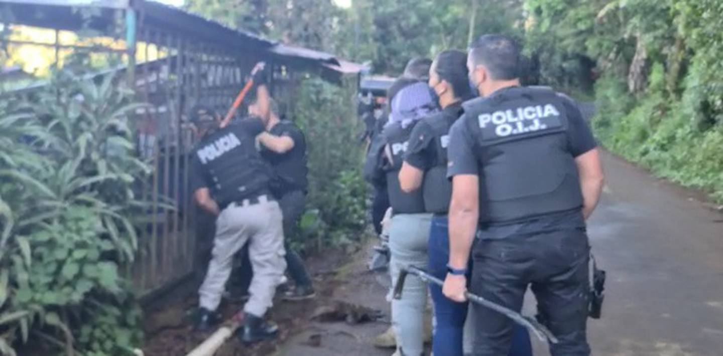 OIJ detiene a hombre apellidado Segura en Poás de Alajuela como sospechoso de asalto y violación. Foto OIJ.