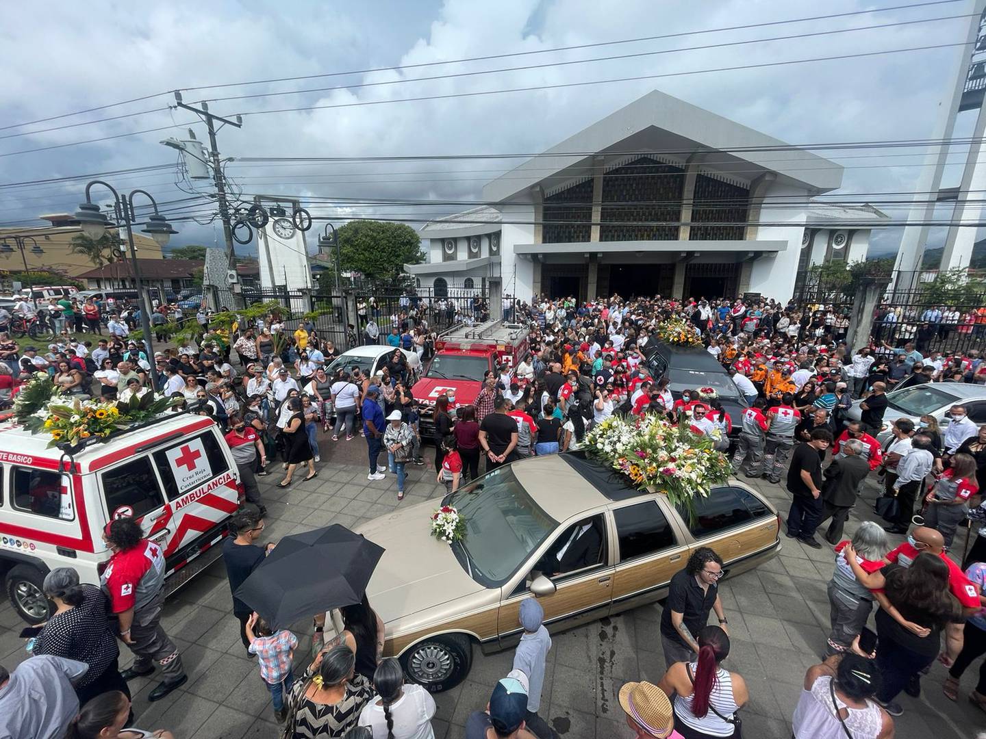 Funeral del cruzrojista Minor Correa Pereira. Foto Cruz Roja.