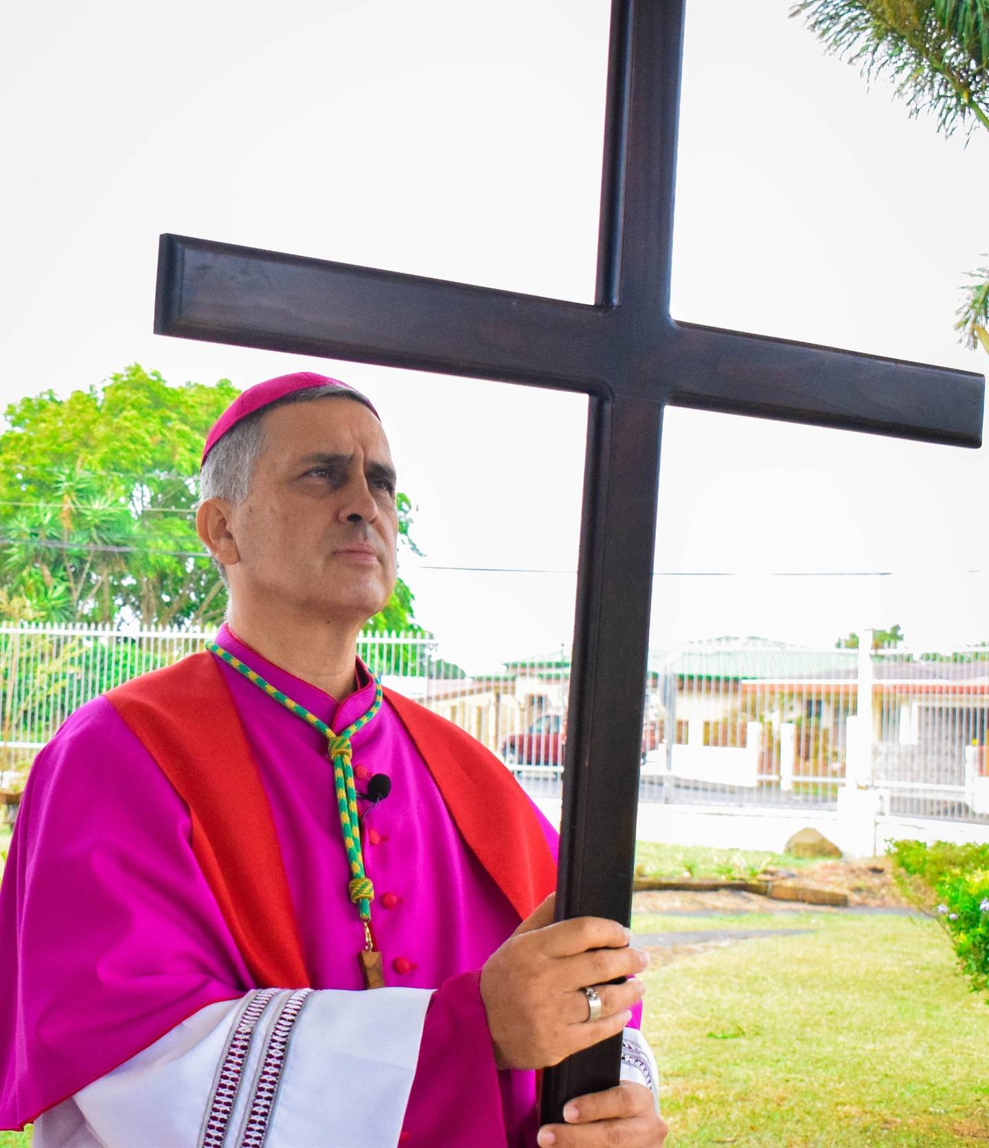 Monseñor José Salazar Mora, obispo de la diócesis de Tilarán-Liberia, quien el pasado 8 de junio nombró exorcista al padre Javier Francisco Dengo Esquivel