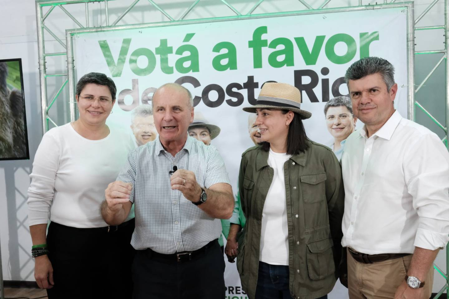 José María Figueres Olsen, candidato presidencial del Partido Liberación Nacional para la segunda ronda electora del 3 de abril del 2022