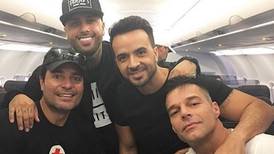 (Video) Ricky Martin, Chayanne, Luis Fonsi y Nicky Jam llegan a Puerto Rico para ayudar a los damnificados