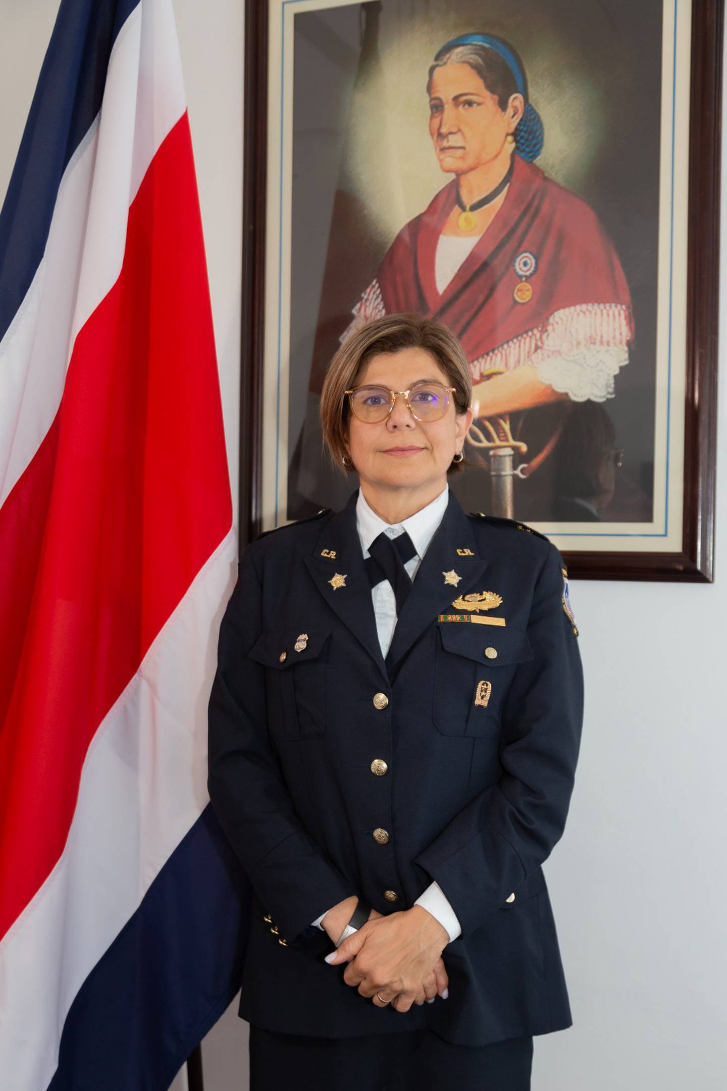 Xinia Vásquez es la directora de la Academia Nacional de Policía. Cortesía.
