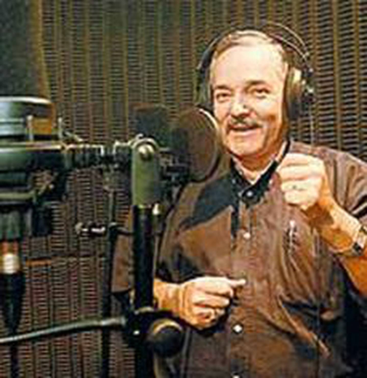 Don Roberto Cartín fue una voz muy conocida en la radio costarricense. Foto: Archivo Nación