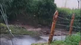 Mujer y cuatro niñas rescatadas de inundación causada por cabeza de agua en Cartago 