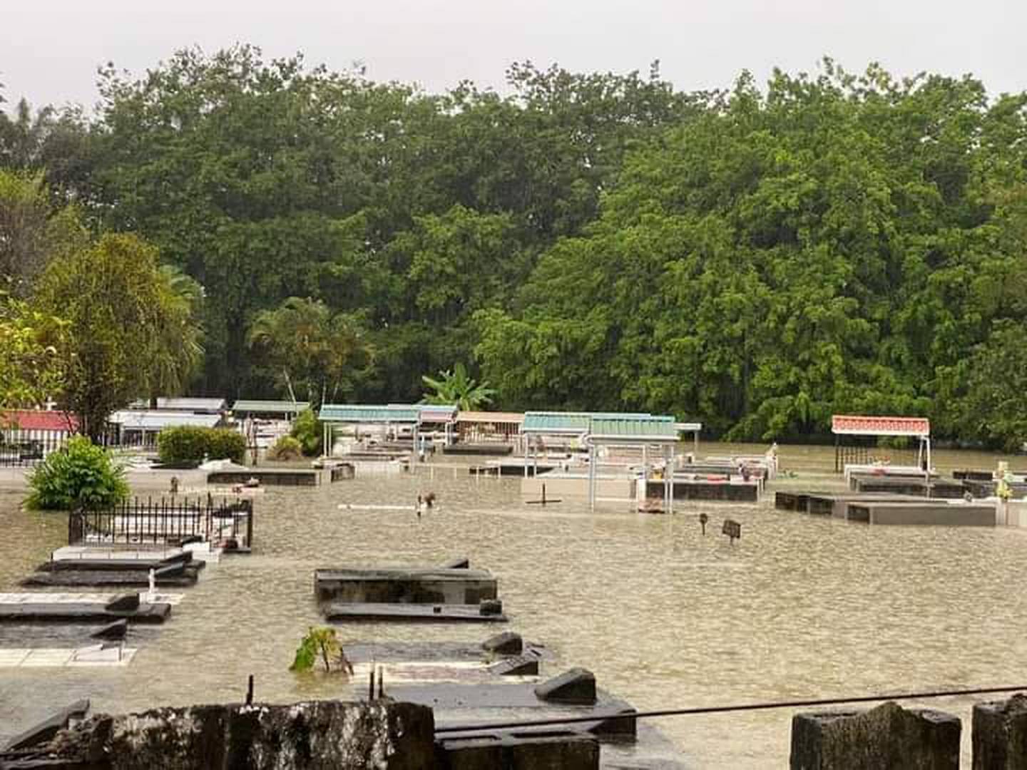 Inundaciones causadas por tormenta tropical Julia. Foto