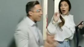 Ítalo Marenco se la sigue aplicando a su compañera María Teresa Rodríguez (video)