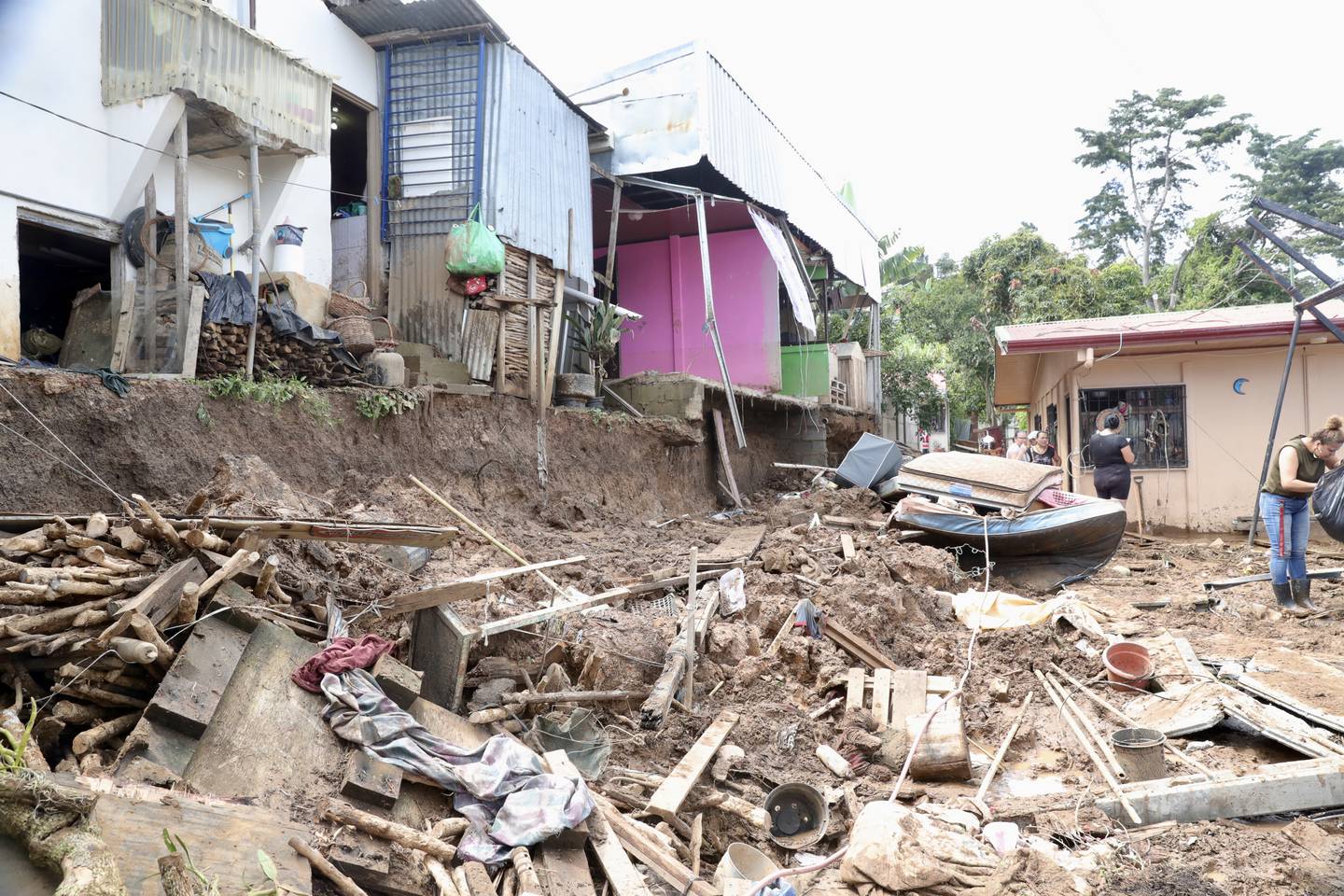 07/11/2023 Desastres en Tobosi de Cartago por las lluvias de ayer. Foto Alonso Tenorio